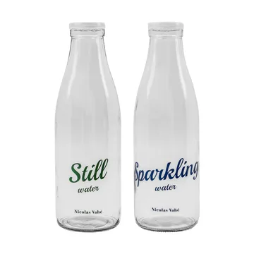 Garrafa com tampa 1 L, 2 peças - Sem/com gás - Nicolas Vahé