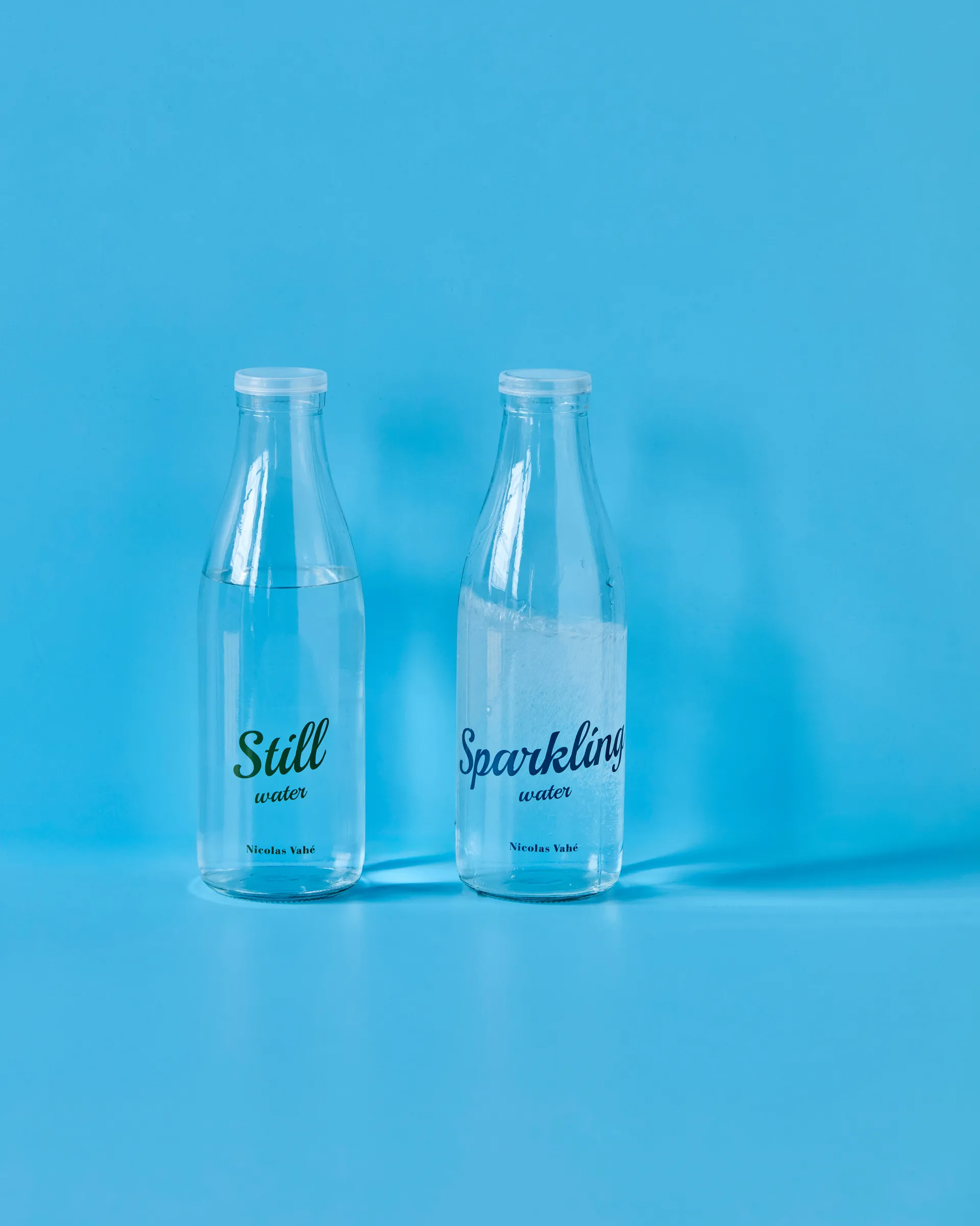 Garrafa com tampa 1 L, 2 peças, Sem/com gás Nicolas Vahé