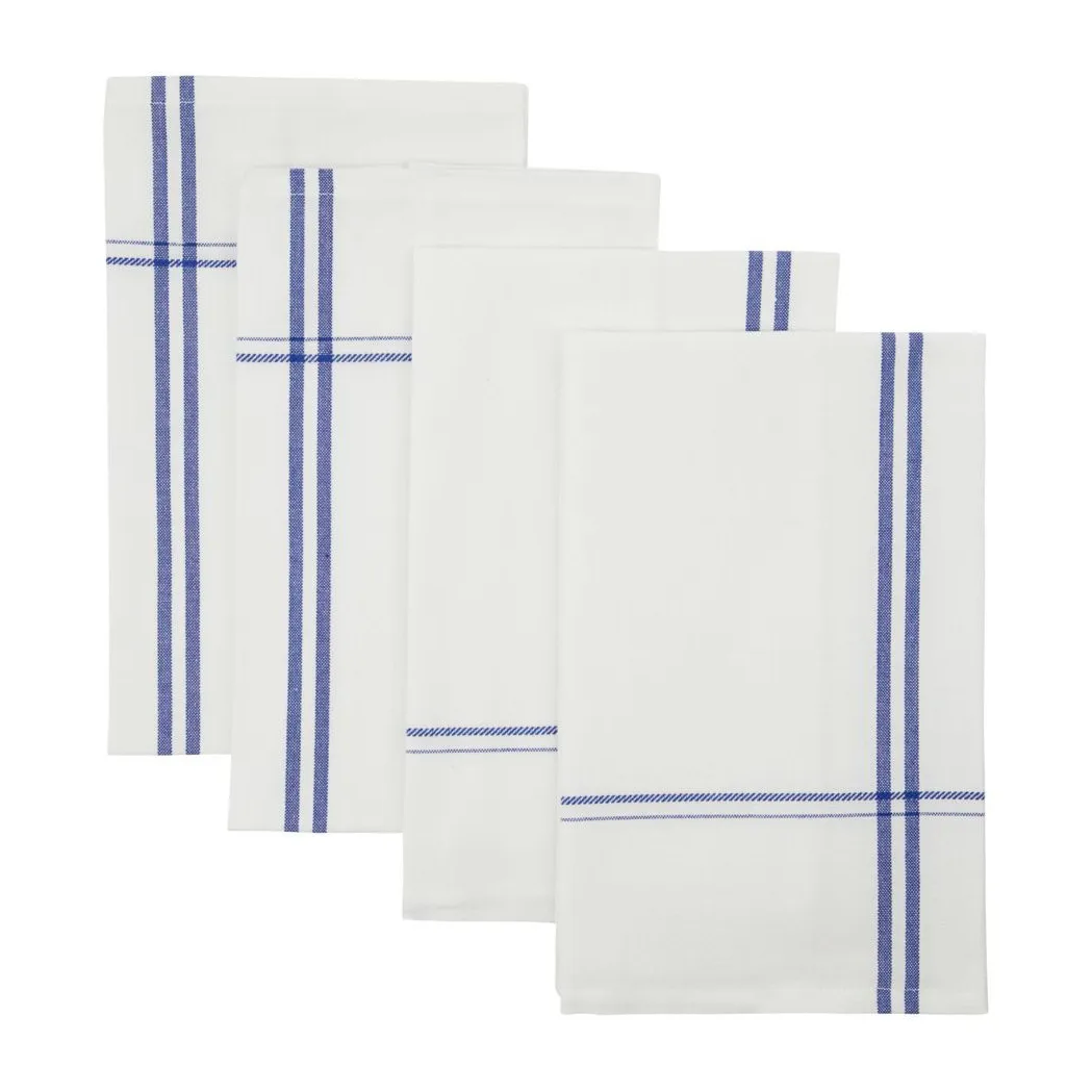 Guardanapo de tecido Amow 32x52 cm 4-unidades , branco-azul Nicolas Vahé