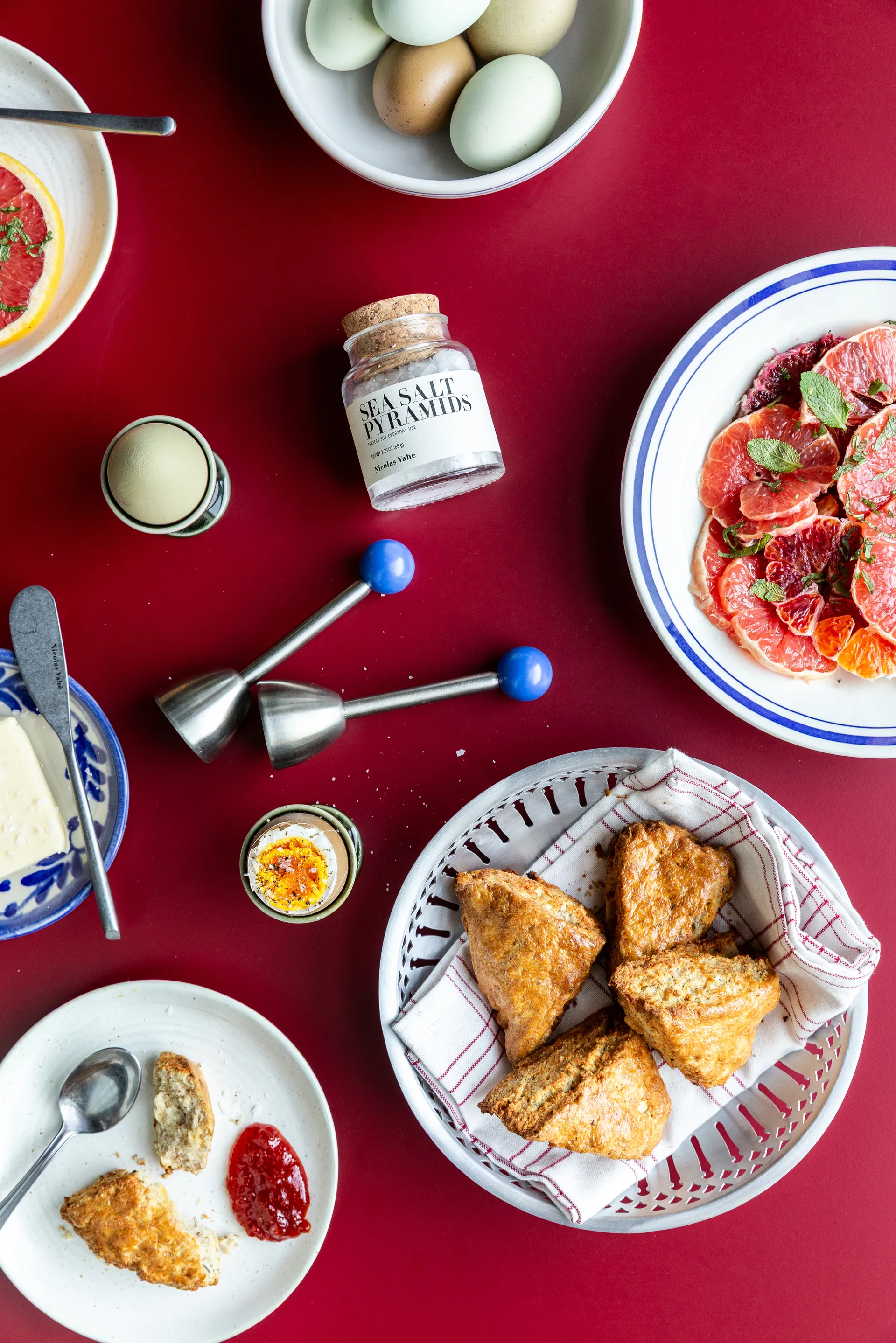 Nicolas Vahé cesta de pão 2 peças, Acabamento prateado antigo Nicolas Vahé