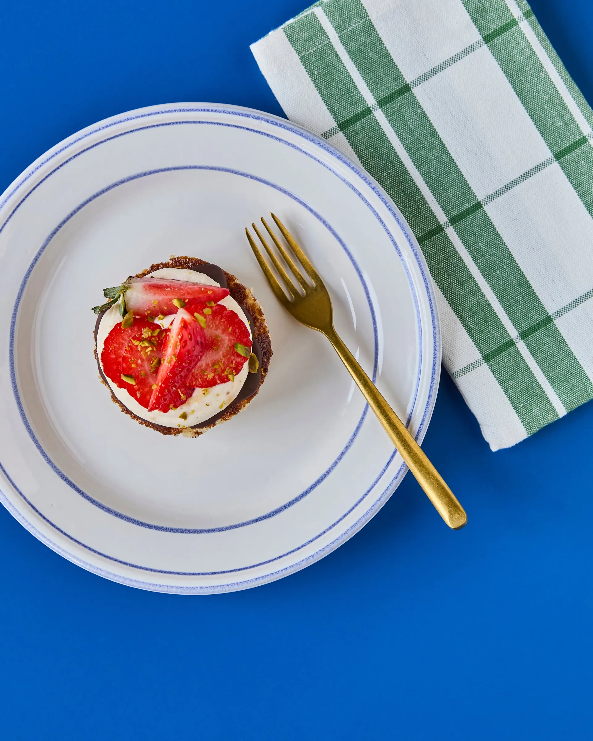 Nicolas Vahé garfo de sobremesa 4 unidades, Acabamento em ouro antigo Nicolas Vahé