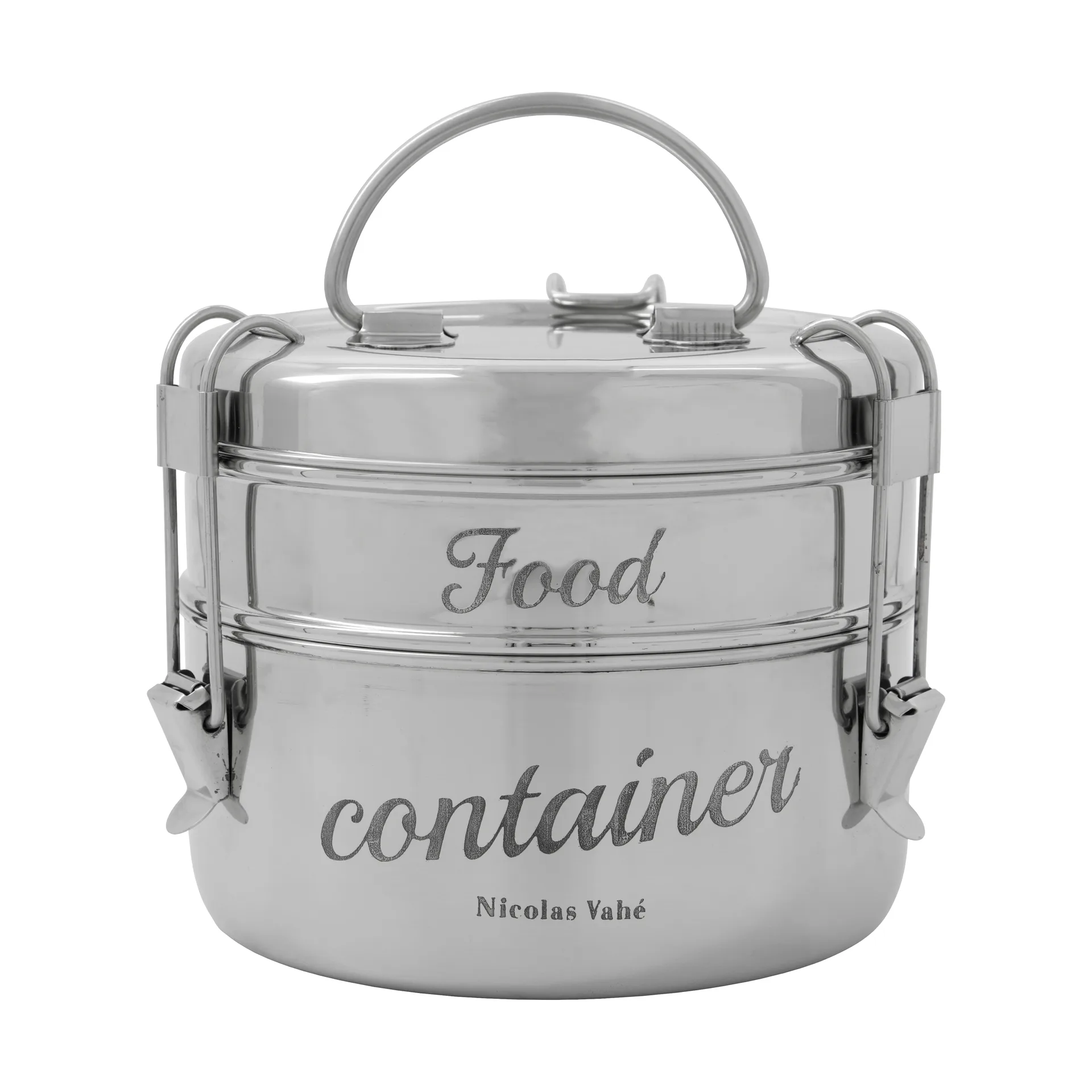 Nicolas Vahé marmita 2 peças, Acabamento prateado, Ø18 cm Nicolas Vahé