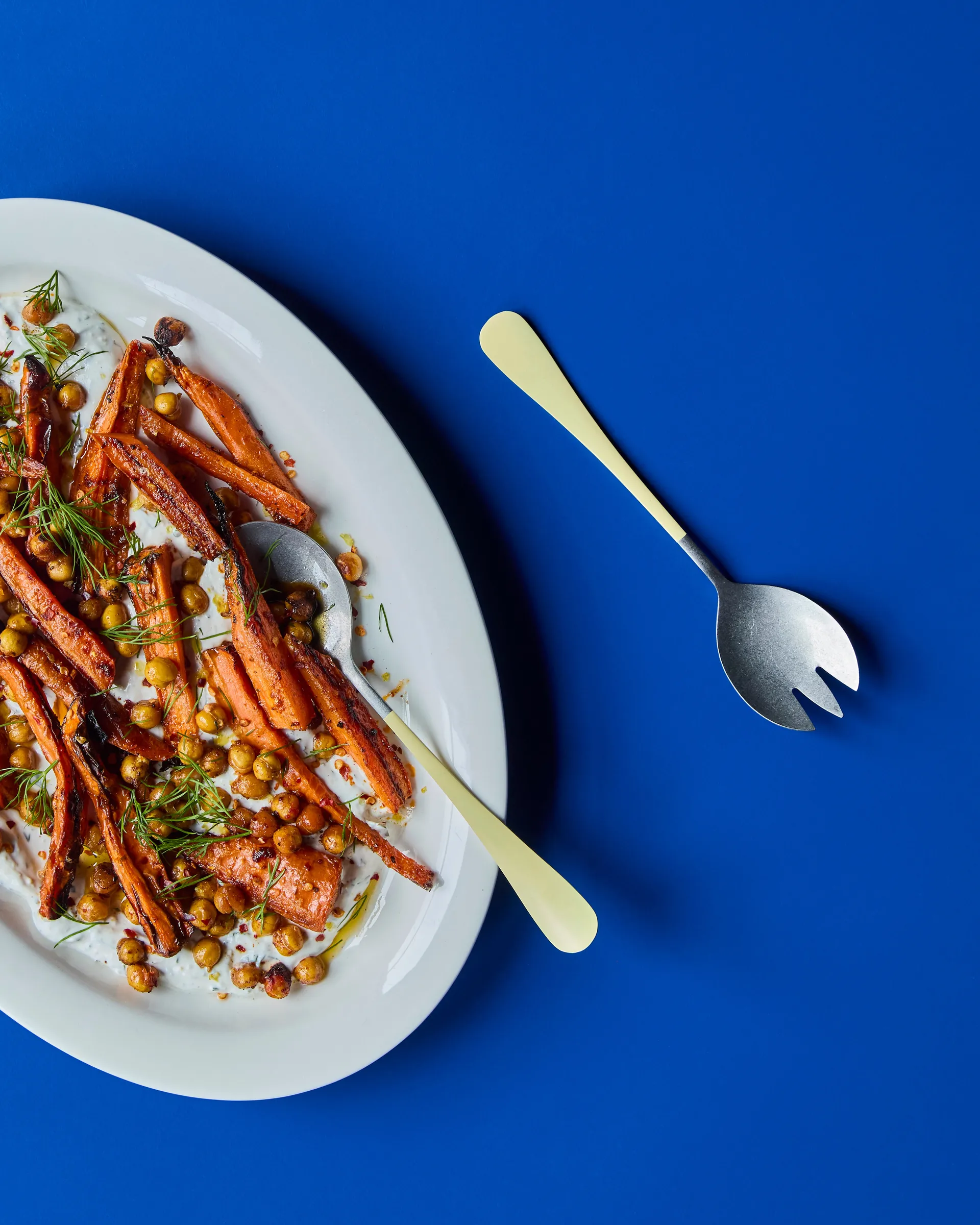 Nicolas Vahé talheres de salada 2 peças, Amarelo Nicolas Vahé