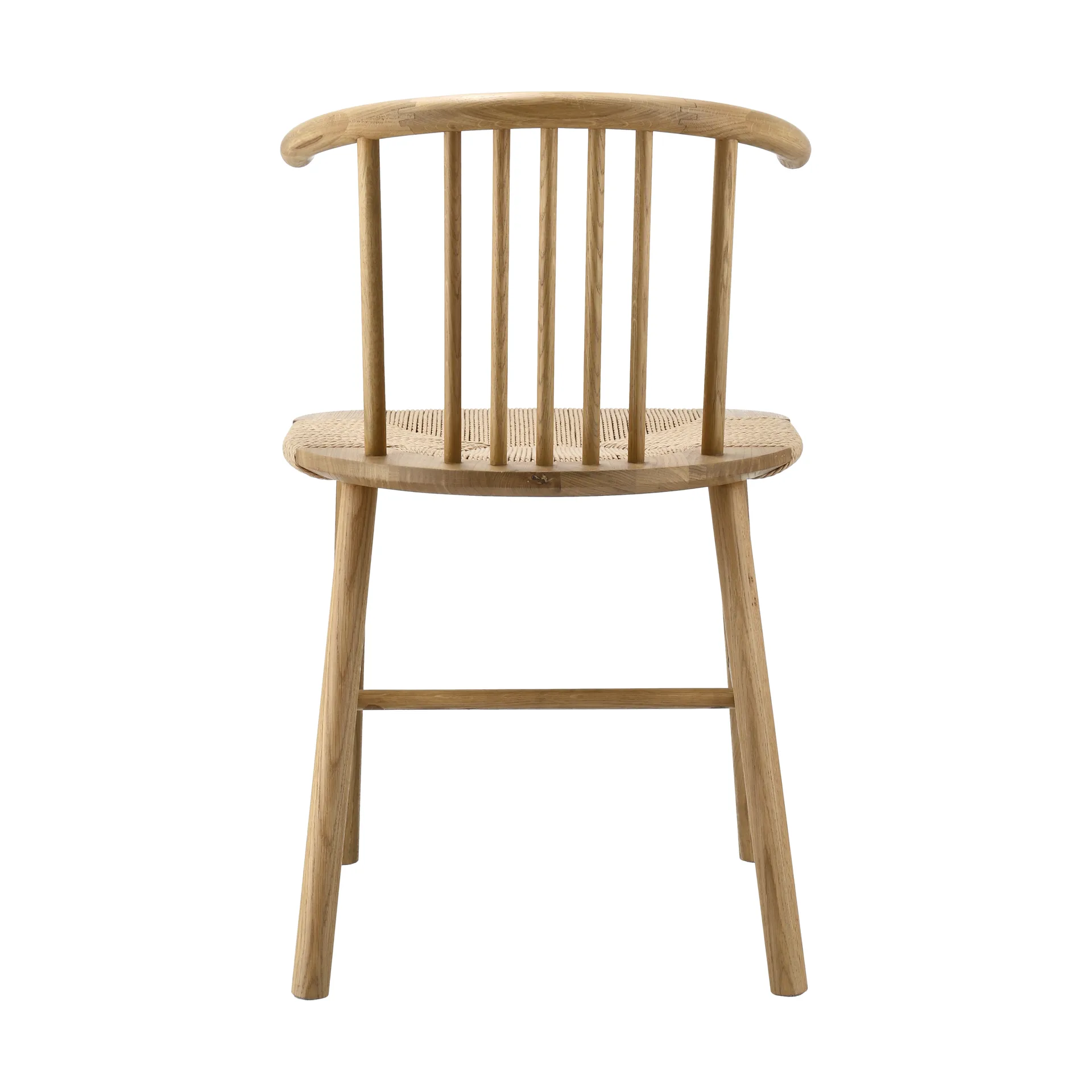 Cadeira de assento de tecido cruzado VIOR flätad sits, Carvalho envernizado-natural NJRD