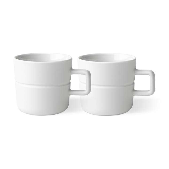 Caneca Lines 30 cl 2 un. - branco - NJRD