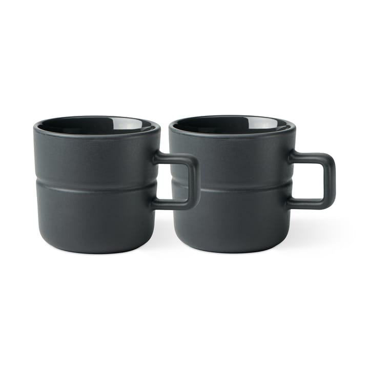 Caneca Lines 30 cl 2 un. - dark grey - NJRD