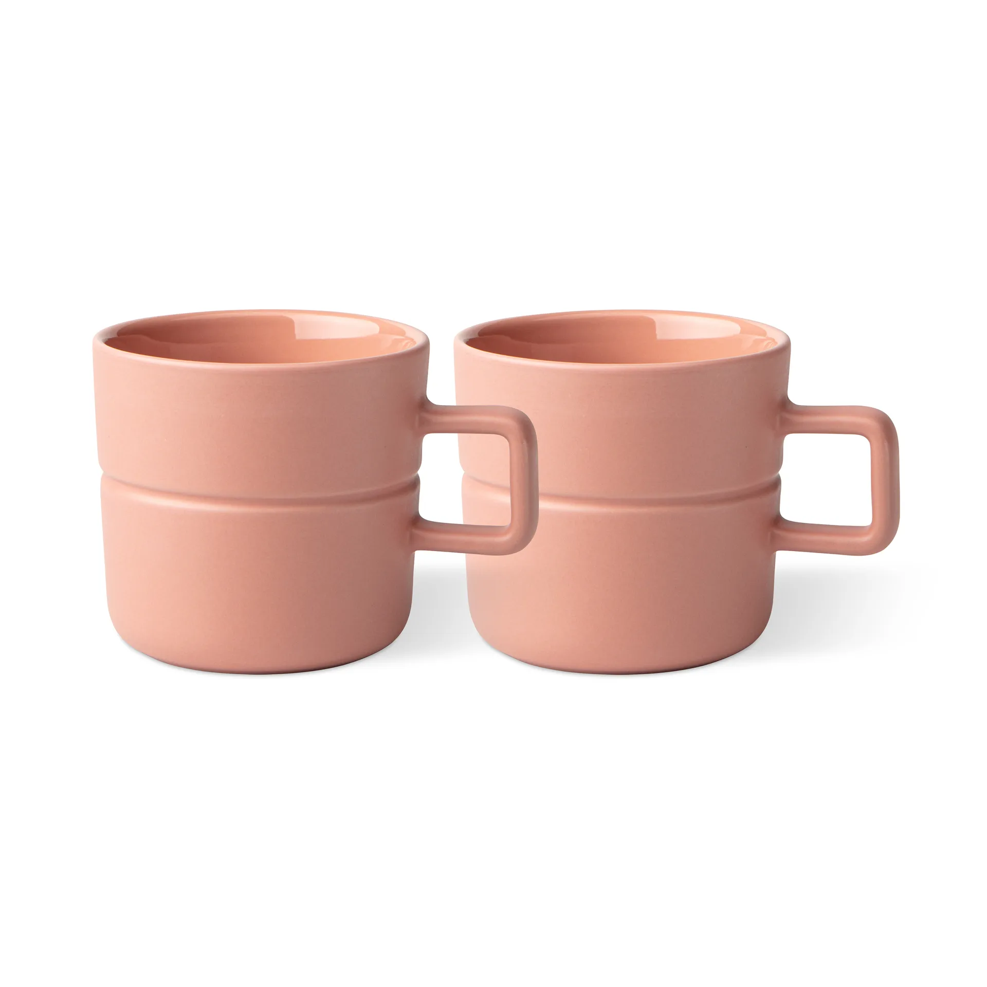 Caneca Lines 30 cl 2 un., rosa NJRD
