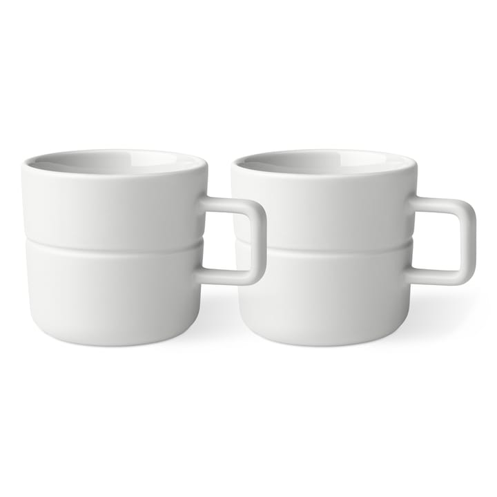 Caneca Lines 50 cl 2 un. - branco - NJRD