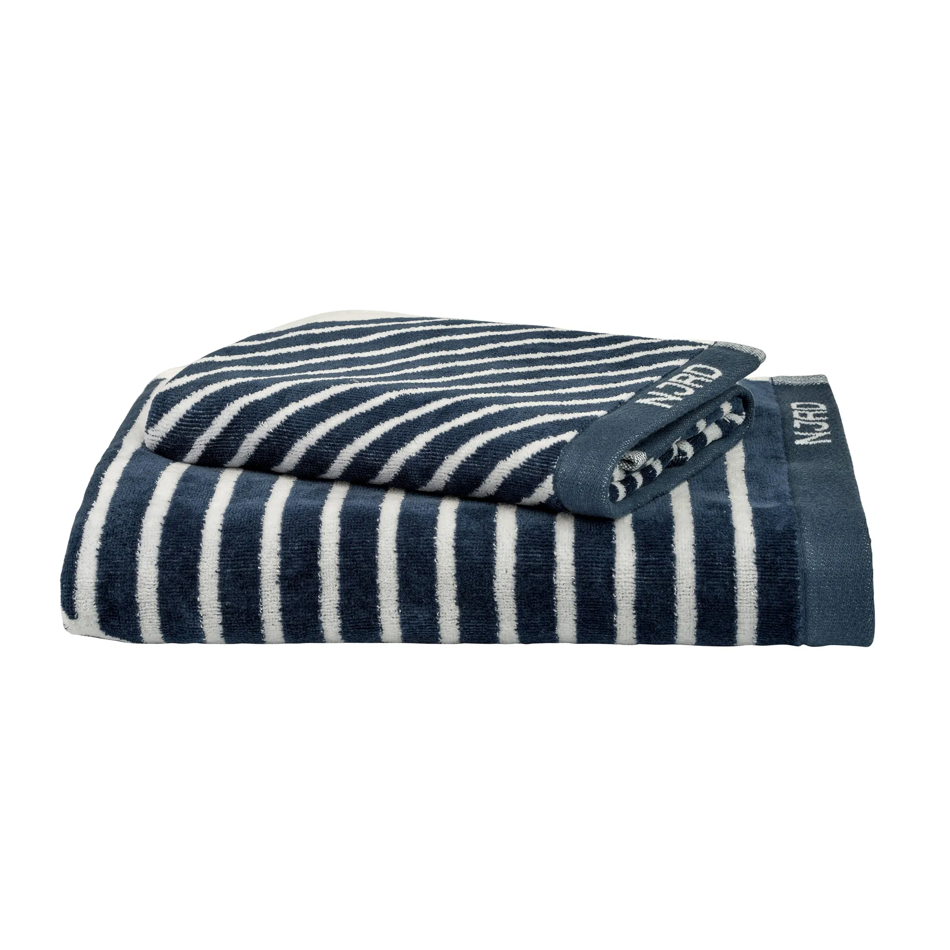 Conjunto de toalhas Stripes 4 peças - Azul NJRD