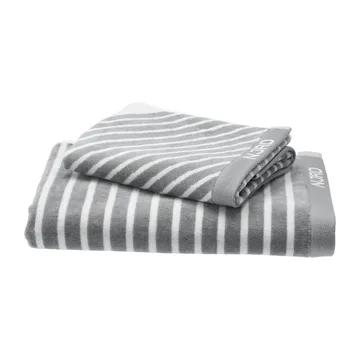 Conjunto de toalhas Stripes 4 peças - Cinza - NJRD