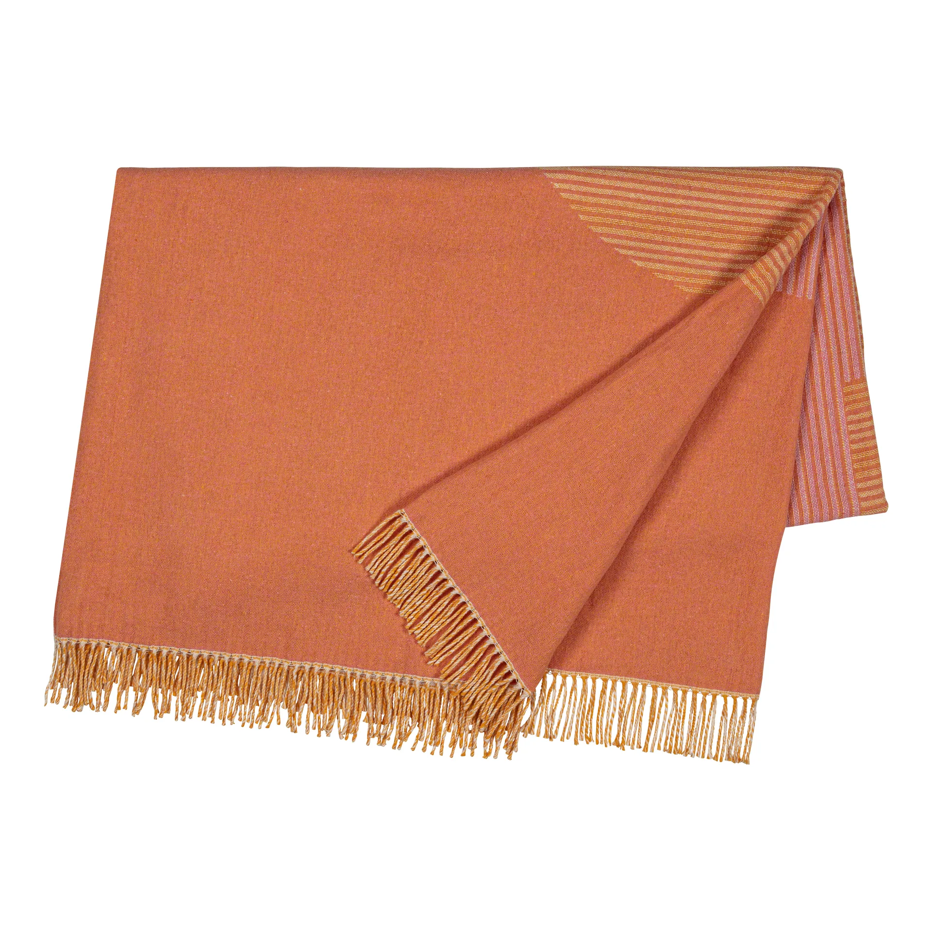 Manta de algodão Circles 130x185 cm, branco natural NJRD