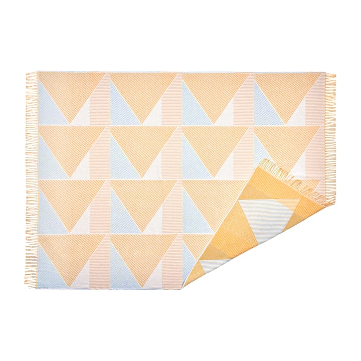 Manta de algodão Metric focus No. 2 130x185 cm - Amarelo - NJRD