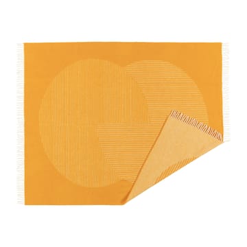 Manta de lã Circles 130x185 cm - Amarelo - NJRD