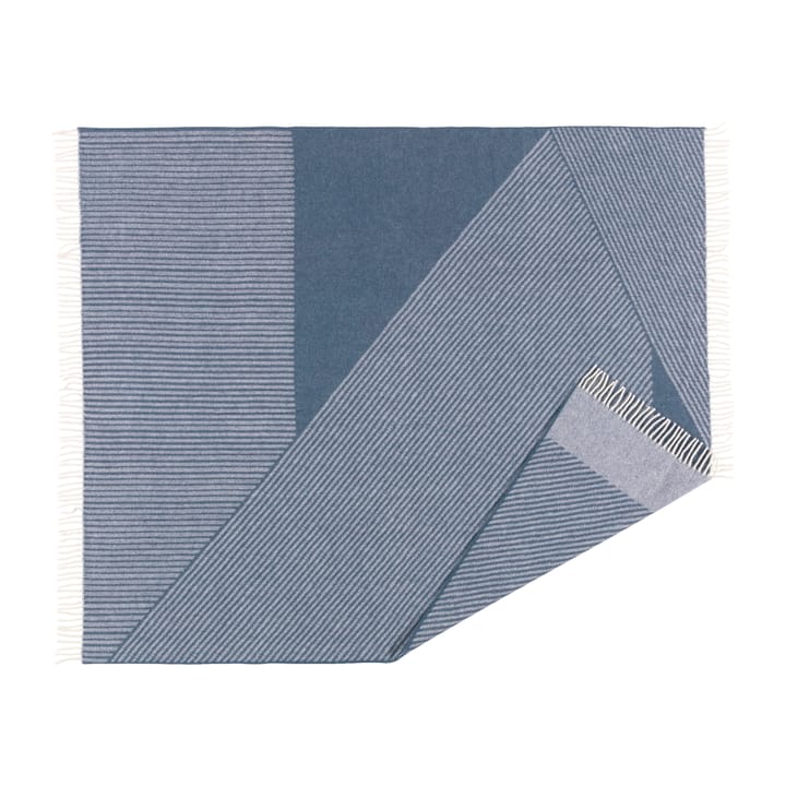 Manta de lã Stripes 130x185 cm, Azul NJRD