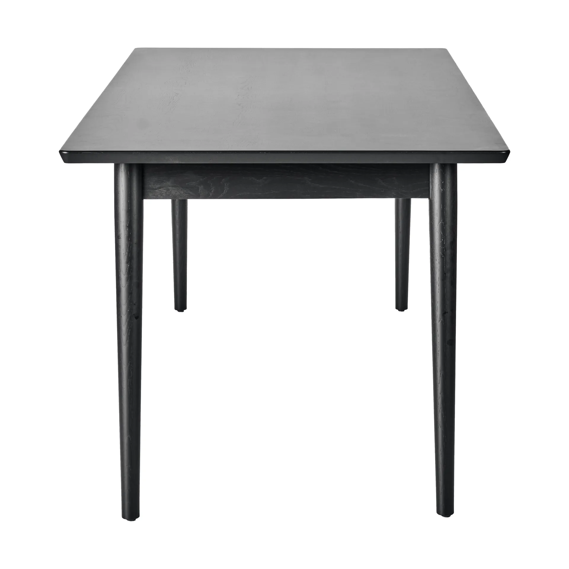 Mesa de jantar VIOR 90x200 cm, Carvalho lacado a preto NJRD