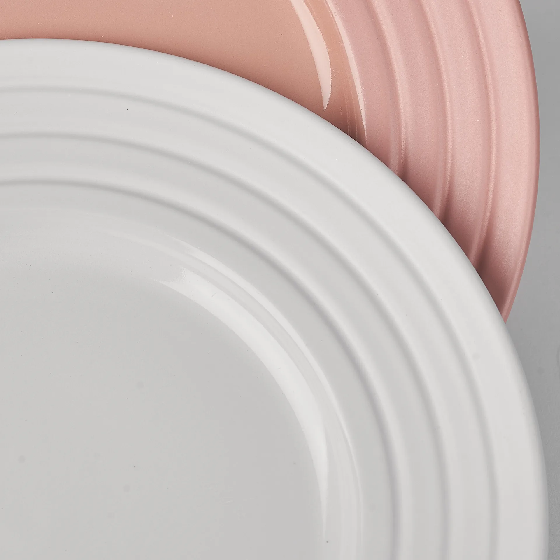 Prato Lines Ø27 cm, 6 un., branco NJRD