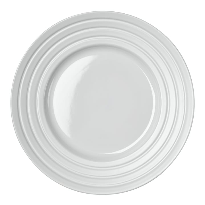 Prato Lines Ø27 cm - branco - NJRD