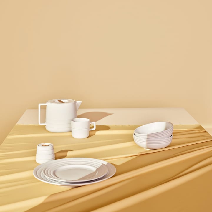 Prato Lines Ø27 cm, branco NJRD