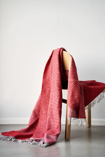 Rectangles, manta de lã, edição sazonal 130x185 cm - Vermelho - NJRD
