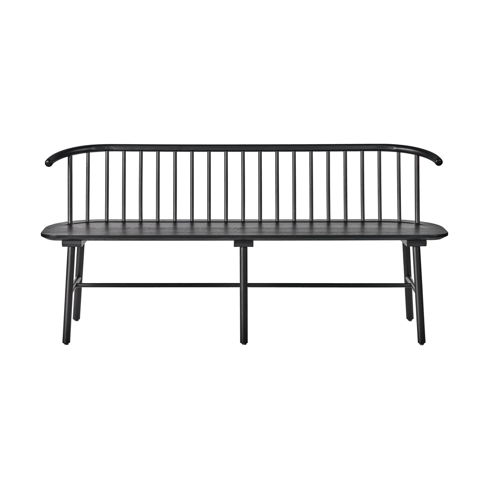 Sofá de cozinha VIOR, Carvalho lacado a preto NJRD