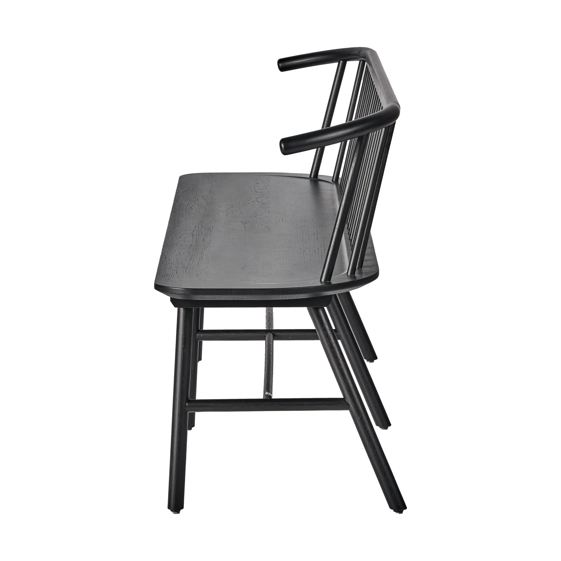 Sofá de cozinha VIOR, Carvalho lacado a preto NJRD