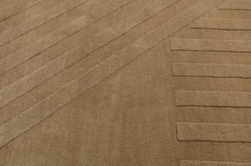 Tapete de lã às riscas bege Levels - 200x300 cm - NJRD