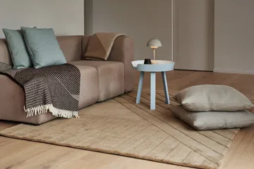 Tapete de lã às riscas bege Levels - Stripes beige, 170x240 cm - NJRD