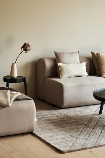 Tapete de lã às riscas toupeira Levels - 170x240 cm - NJRD