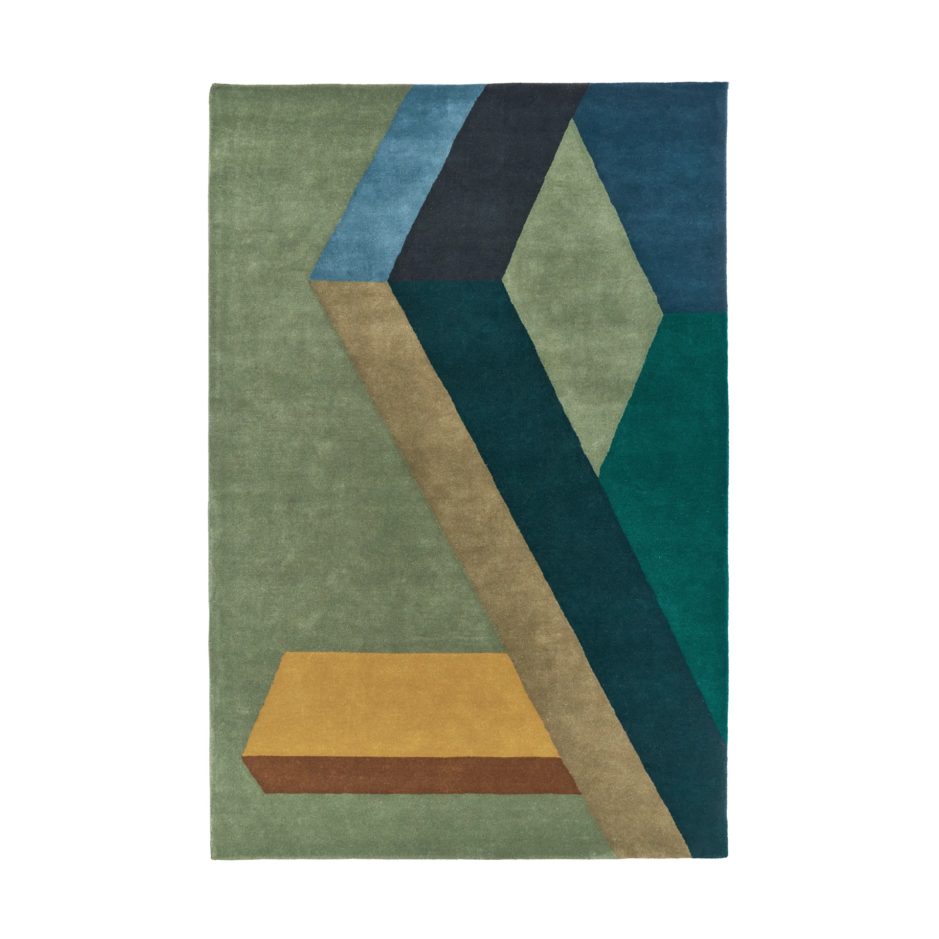 Tapete de lã ASPEKT Pavilion Petroleum, 250x350 cm NJRD