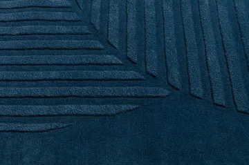Tapete de lã Levels Circles - Azul, 170x240 cm - NJRD