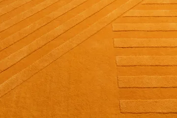 Tapete de lã Levels Stripes - Amarelo, 200x300 cm - NJRD