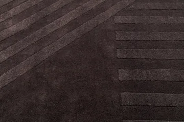 Tapete de lã Levels Stripes - Marrom, 200x300 cm - NJRD