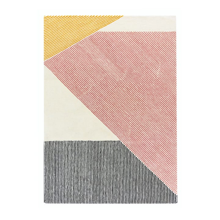 Tapete de lã rosa Stripes - 170x240 cm - NJRD