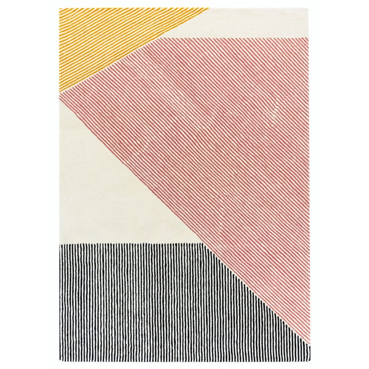 Tapete de lã rosa Stripes - 200x300 cm - NJRD