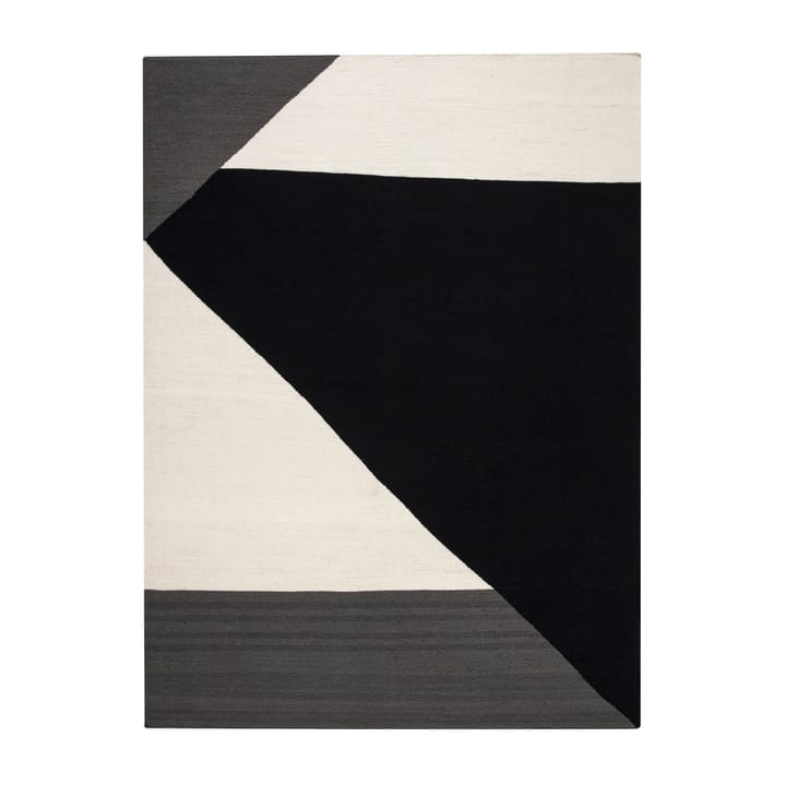 Tapete preto Stripes blocks kelim - 170x240 cm - NJRD