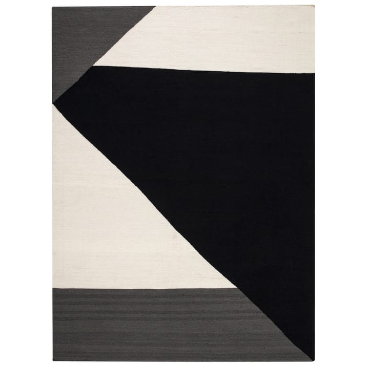 Tapete preto Stripes blocks kelim - 200x300 cm - NJRD