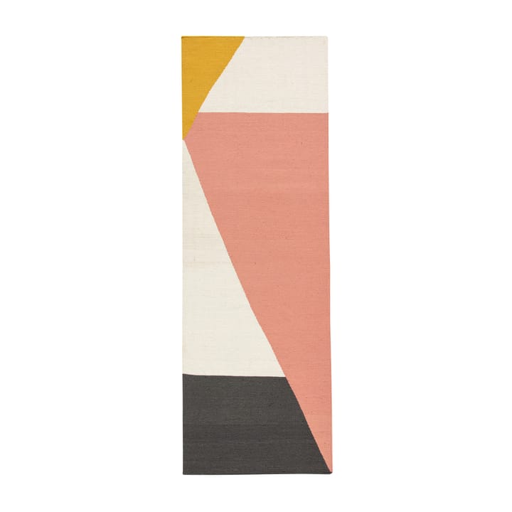 Tapete rosa Stripes blocks kelim, 80x240 cm NJRD