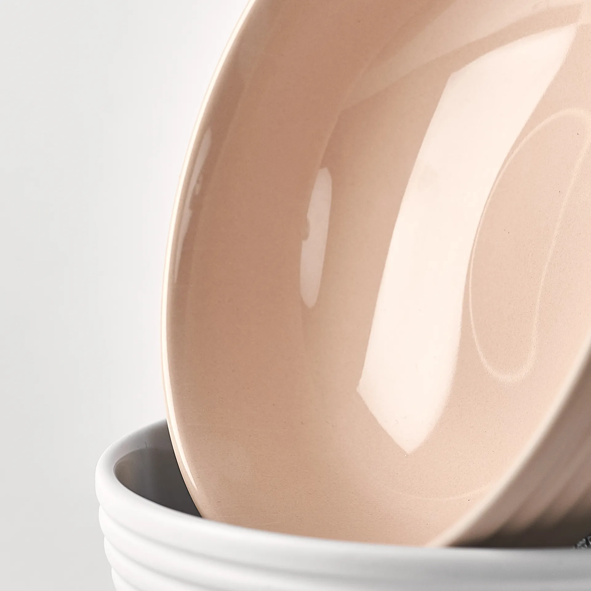 Tigela Lines Ø16 cm, 6 un., bege NJRD