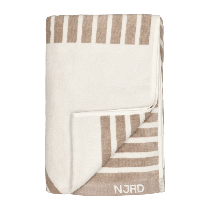 Toalha de banho Stripes 100x150 cm - Bege - NJRD