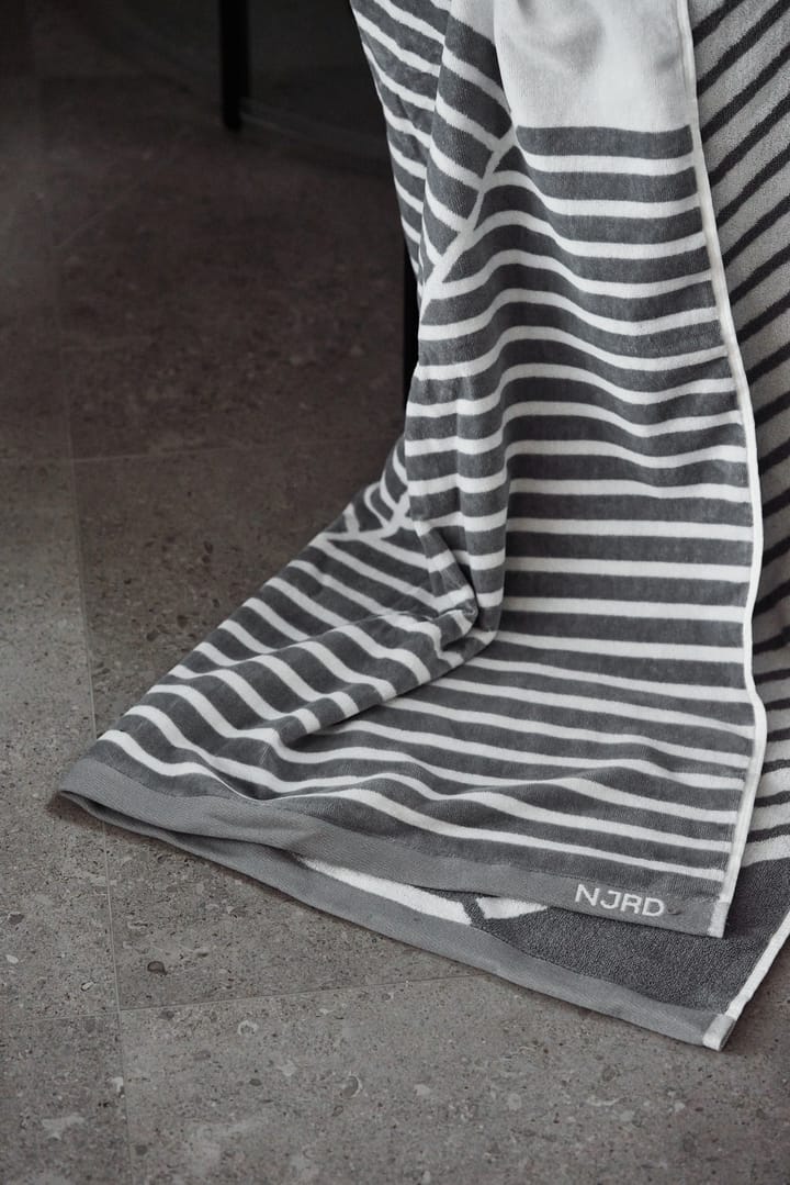 Toalha de banho Stripes 100x150 cm, Cinzento NJRD