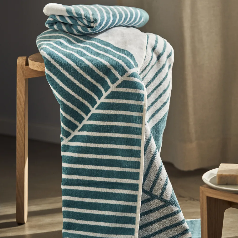 Toalha de banho Stripes 70x140 cm Special Edition 2022, Turquesa NJRD