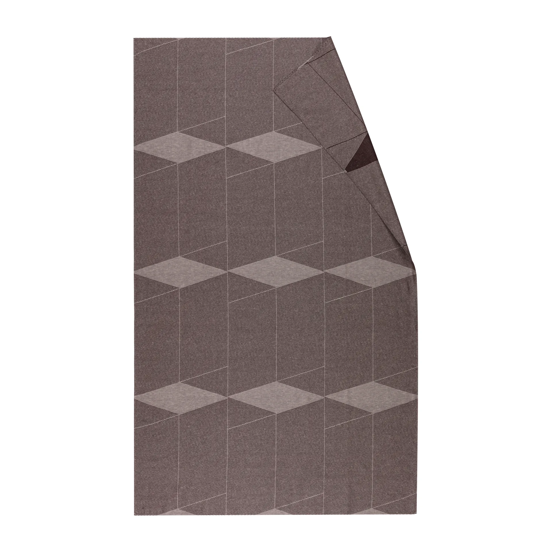 Toalha de mesa Geometric 147x250 cm, Brown-white NJRD