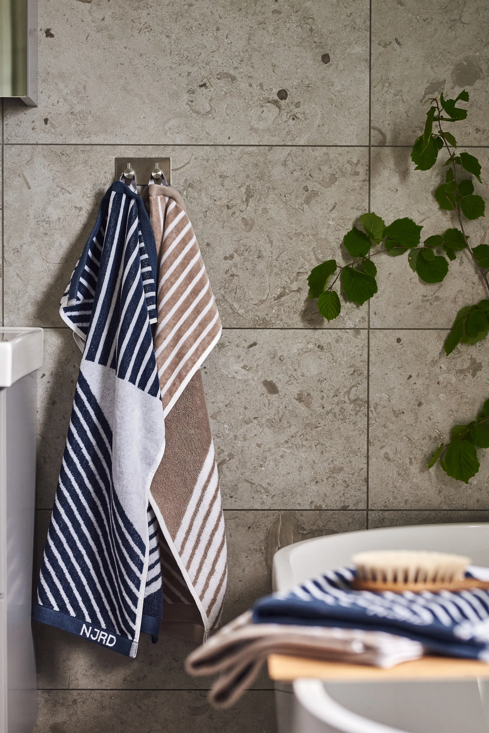 Toalha Stripes 50x70 cm, Azul NJRD