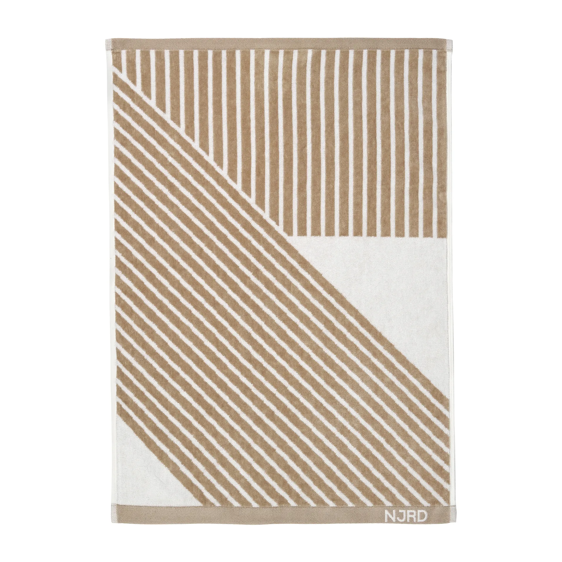 Toalha Stripes 50x70 cm, Bege NJRD