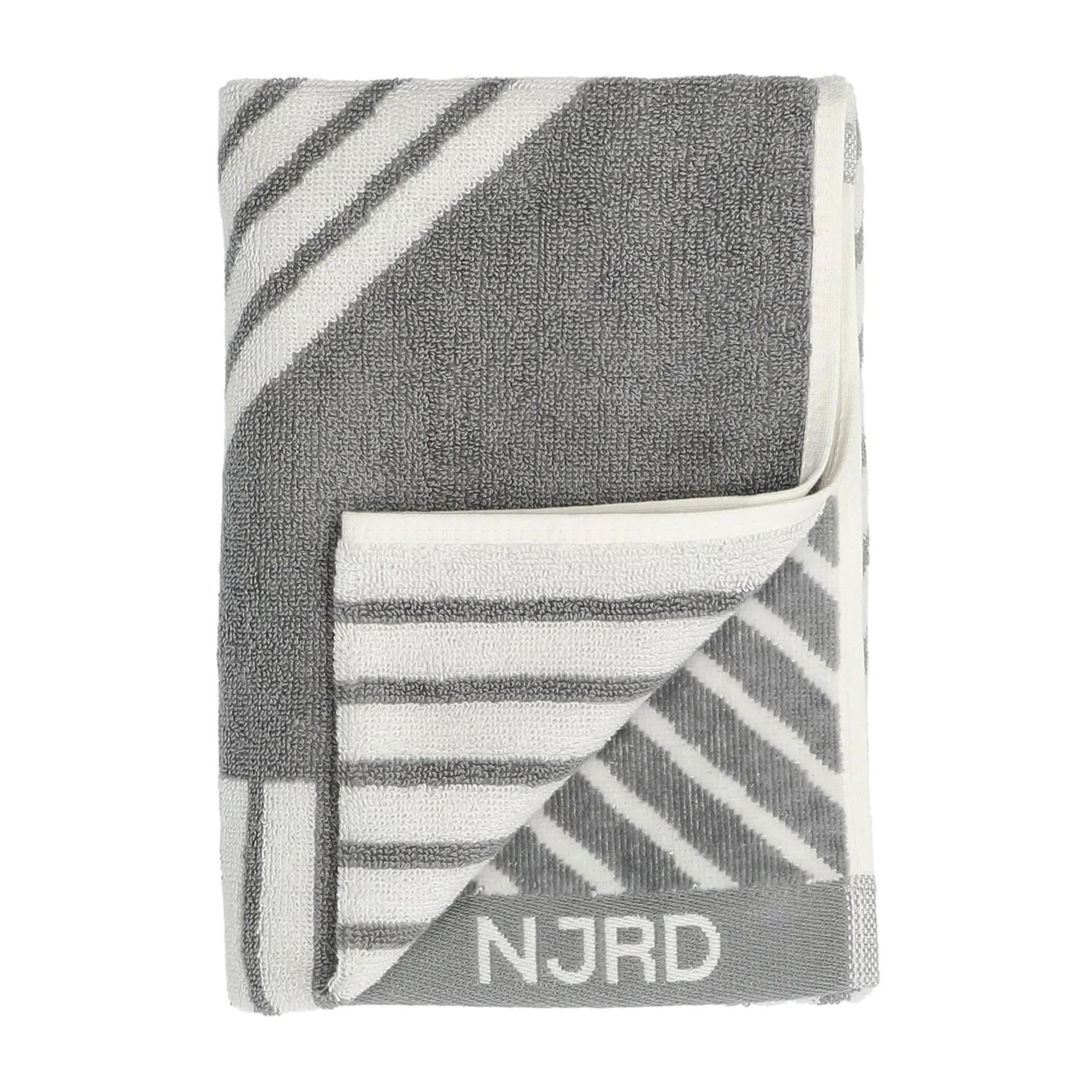 Toalha Stripes 50x70 cm, cinza NJRD