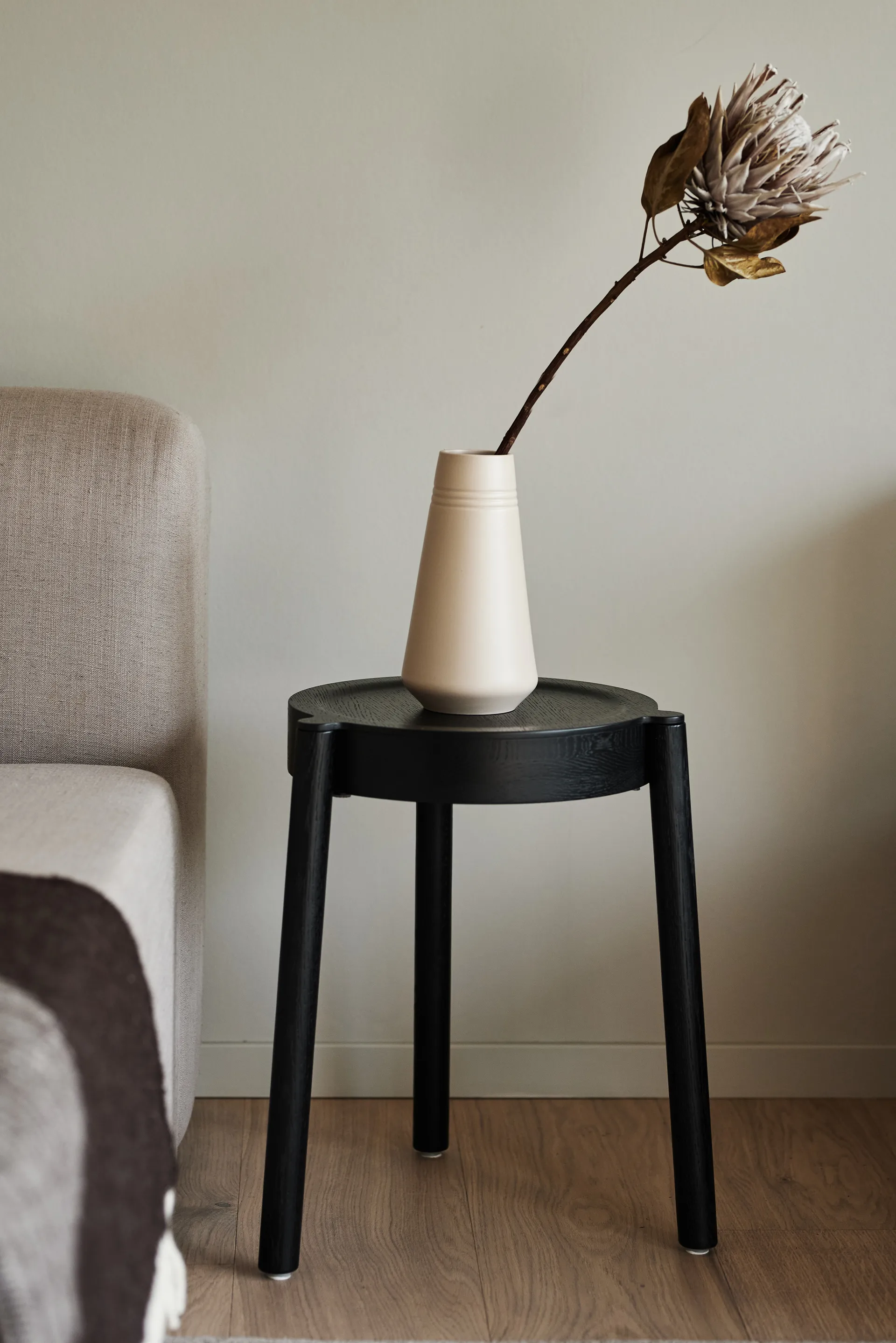 Vaso Lines 22 cm, Bege NJRD