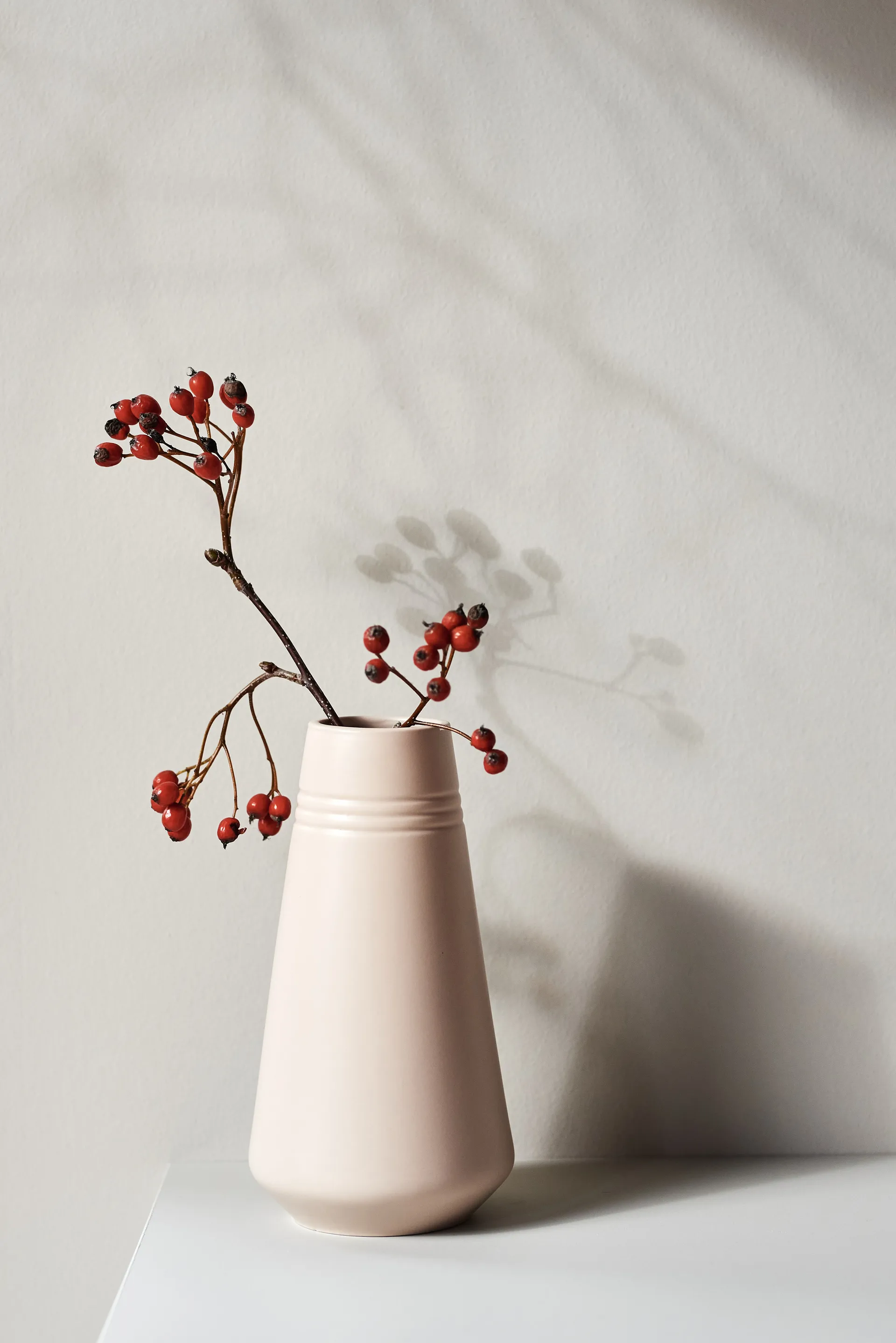 Vaso Lines 22 cm, Bege NJRD