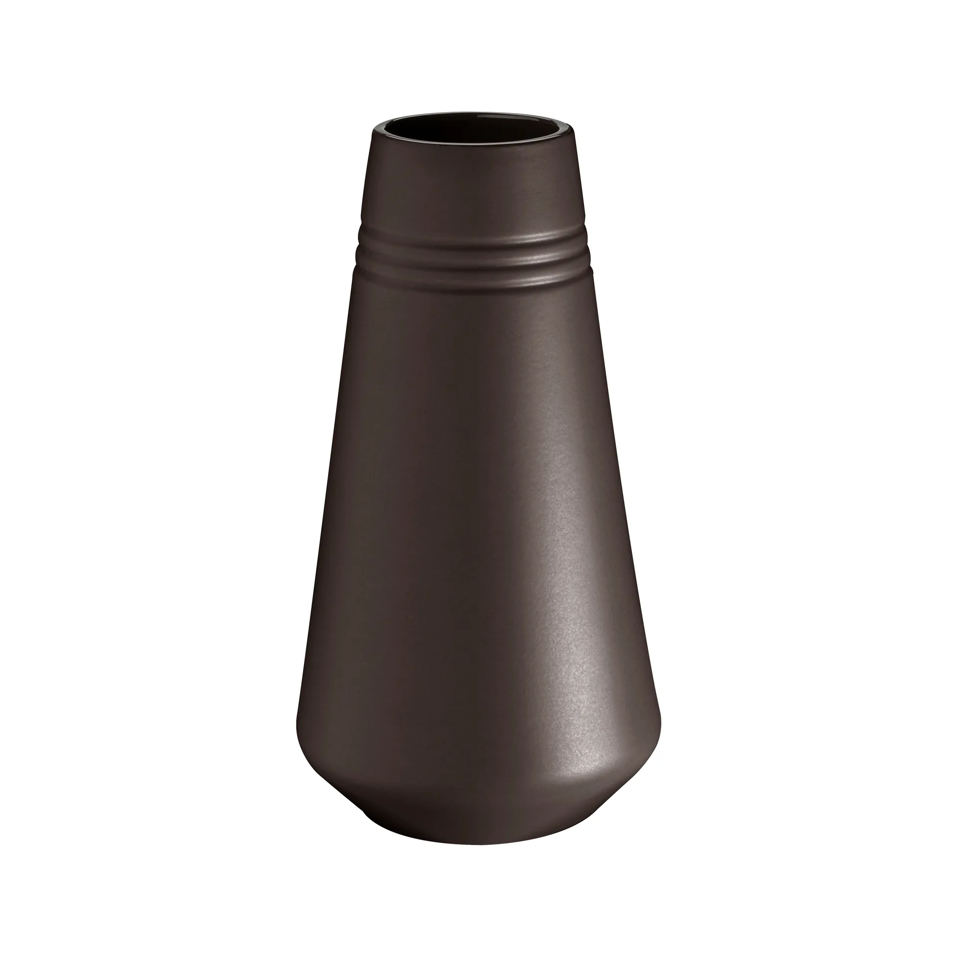 Vaso Lines 22 cm, Brown NJRD