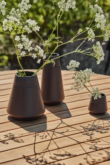 Vaso Lines 22 cm - Brown - NJRD