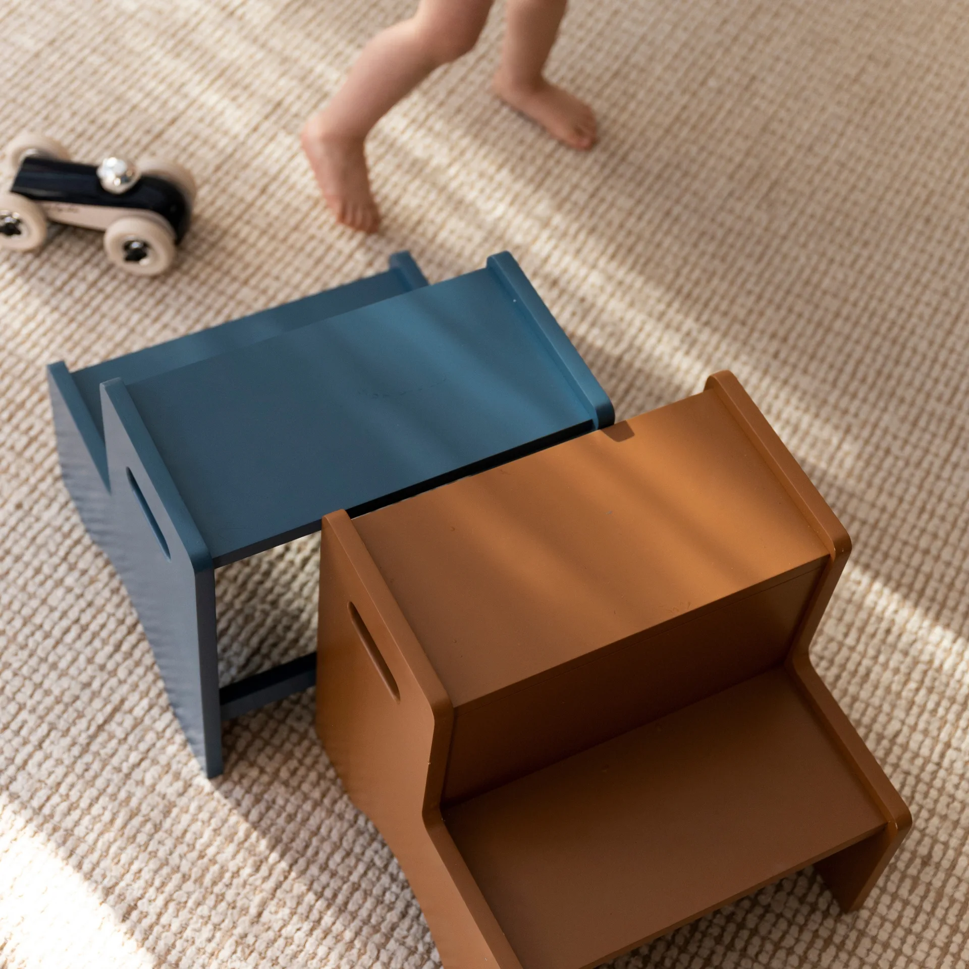 Banquinho infantil Step Up, Azul Nofred